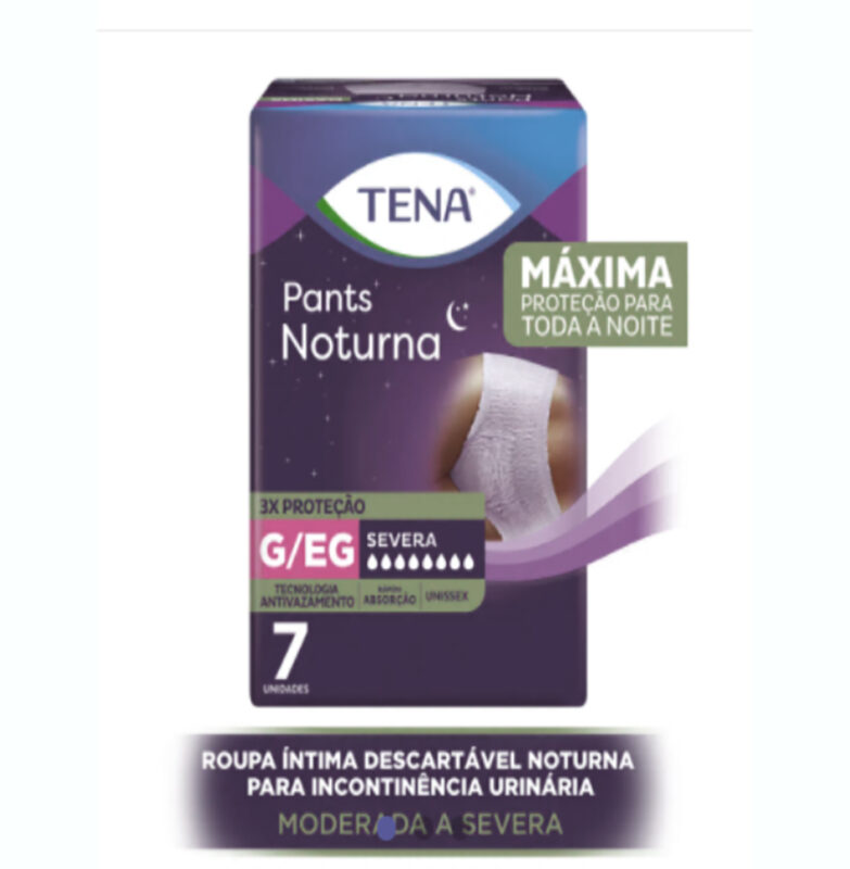 Fralda Adulto Tena Pants Noturna G Eg C Cbs Med