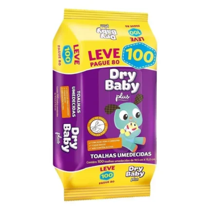 TOALHAS UMEDECIDAS DRY BABY C/100  (12)