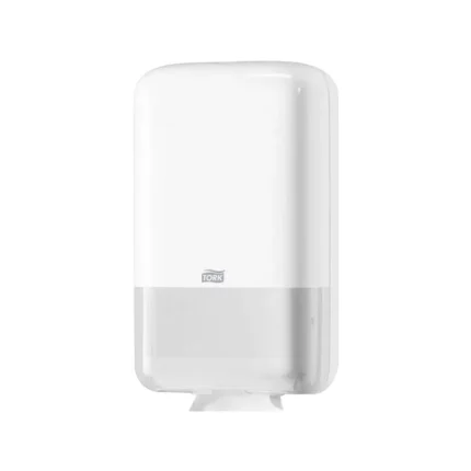 DISPENSER PAPEL HIGIENICO INTERFOLHADO BRANCO T3 TORK