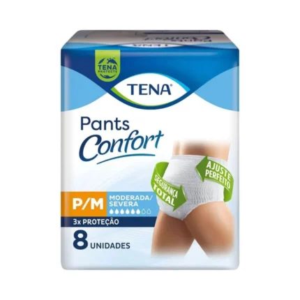 FRALDA ADULTO TENA PANTS CONFORT  P/M C/8 CO