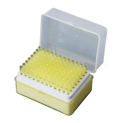 PONTEIRA TIPO GILSON 0-200UL AMARELA RACK CRAL C/96