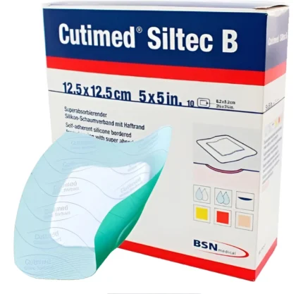 CURATIVO ESPUMA ANTIMIC CUTIM SILTEC SORBACT 12,5X12,5CM(10)