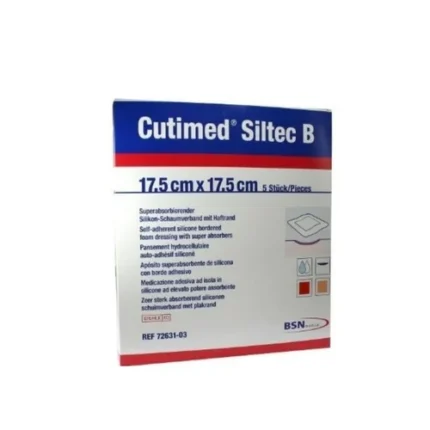 CURATIVO ESPUMA CUTIMED SILTEC B 17,5X17,5CM  BSN (5)