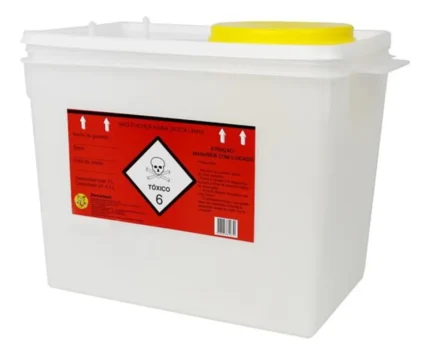 COLETOR QUIMIOTERAPICO 7L BRANCO DESCARPACK 2 (CA)