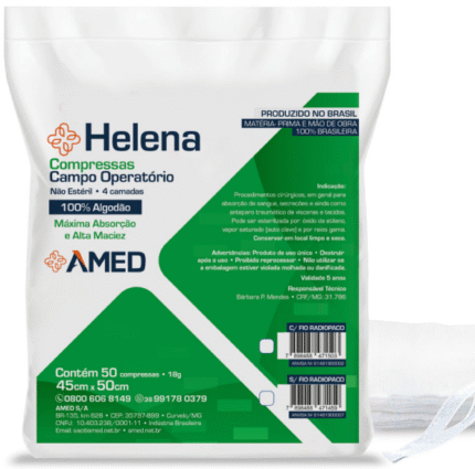 CAMPO OPERATORIO 45X50CM 18G HELENA AMED C/50