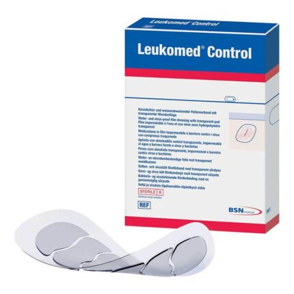 FILME TRANSP C/COMP LEUKOMED CONTROL 10X35CM LEUKOPLAST (5)