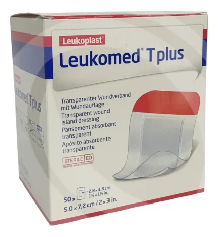FILME TRANSP LEUKOMED T PLUS 5X7,2CM LEUKOPLAST (50)