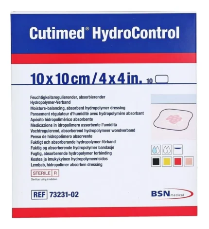 CURATIVO HIDROGEL CUTIMED HYDROCONTROL 10X10CM (10)
