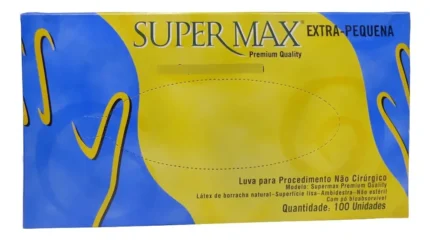 LUVA PROCEDIMENTO EP SUPERMAX C/100 (10)