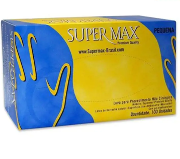LUVA PROCEDIMENTO P SUPERMAX C/100 (10)